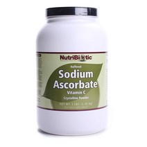 뉴트리바이오틱 소듐 아스코르베이트 비타민 C 크리스탈라인 파우더 글루텐 프리 비건 2.26kg 1개