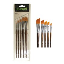 칠성당 972 사선구성붓 5본세트 일러스트 디자인 포크아트 붓세트