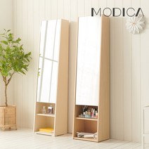 모디카 화장대 400 전신거울 수납형 j1001, 아이보리