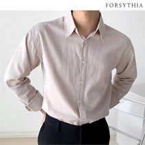 포지시아 포지시아 남성 린넨 셔츠 남성 솔리드 셔츠 4XL (9082239)