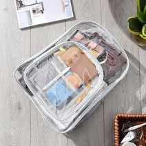 [천삼백케이] [굿즈트리] 클리어 투명 백팩(그레이)