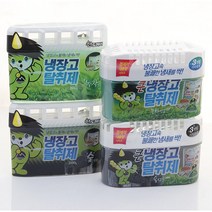 산도깨비 냉장고 탈취제 200g X 6개 /420g X 4개/녹차향/숯향/대용량/3개월지속효과/냉장고 냄새제거/김치냄새제거, 200g X 6개 - 숯
