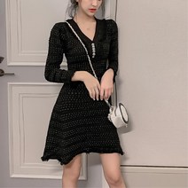 모던 에스닉 테슬장식 여성미니원피스 여자봄코디
