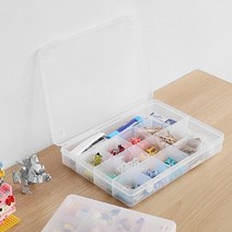 PM116 장난감 정리함 네일 파츠 하비 박스 부속 문구 낚시 용품 레고 다용도 수납 나사 보관함, 15칸