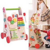 원목 걸음마 보조기 8개월 유아 장난감 9개월 완구, 상.세.확.인