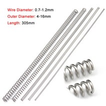 1/2/305 PCS 0.7mm Y 형 압축 스프링 장압 와이어 직경 0.8/1/1/304. 2mm 스테인레스 스틸 사용자 정의 가능, [03] 3  Pcs, [13] 1x12x305mm