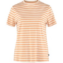 FJALLRAVEN 피엘라벤 아트 스트라이프 티셔츠 우먼 84788 987113 Art Striped Tshirt W
