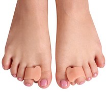 외반증 밴드 발가락 보호 교정 실리콘 젤 발가락 분리기 교정기 Bunion 스페이서 조절기 외반증 완화, 한개옵션0