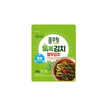 풀무원 톡톡 열무김치 (400g) [우리집영양식] [깔끔한맛], 3개