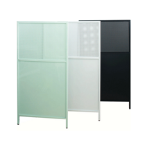 [디디지메이트]델라카사 파티즈 타공판 철제파티션, (올타공)_W710_화이트_스탠드형