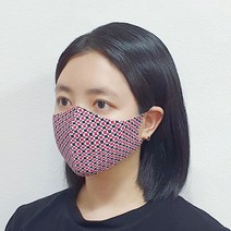 [예원콜렉션] 항균력 99.9% 빨아쓰는 면 마스크 귀안아픈 천마스크 항균마스크 나비 꽃 새 프린팅마스크 기하학무늬