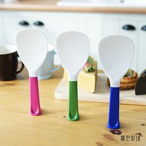예찬이네 일본 스탠딩 밥주걱 밥알 붙지 않는 일제 세우는 엠보싱 주걱, 블루, 1개