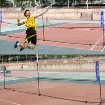 휴대용 족구네트 배드민턴그물 테니스코트 배구네트 그물망, 다용도네트5m