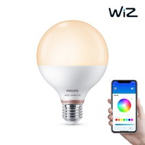 필립스 위즈 화이트 앰비언스 LED 스마트 볼전구