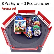 탑스 세트 발사대 Beyblade Toys With Starter and Arena Bayblade 금속 신 버스트 Bey Blade Blades, [13] 6-ZDP-PT-11PCS