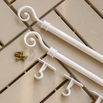 아망떼 웨이브 커튼봉 180cm/360cm