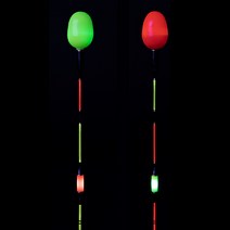 이화 요수 큰별 민물 전자찌 톱 2점등 전자 찌톱, 450mm, 녹색