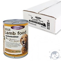 VEDANA 양고기캔 400G 24개 고급강아지사료