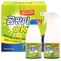 곰팡이 제거제 500ml+500ml 벽곰팡이제거 화장실곰팡이제거, 곰팡이 제거 OK 500mlx2개
