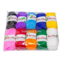 동화나라털실(40g) 10입, 08 빨강