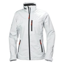 Helly-Hansen 여성용 크루 방수 방풍 통기성 세일링 재킷 853 그레이 포그 XXL