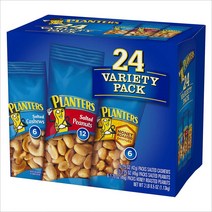 (미국직배) 코스트코 플랜터스 땅콩 캐슈넛 버라이어티팩 24 Planters Cashew & Peanut Variety Pack 24-count, 1팩