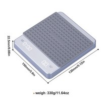 톤백저울 1톤 매달림 디지털 걸이식 저울 커피 타이머 2-5kg/0.1g 주방 식품 전자 정밀 미니 가정용, [02] 3KG-0.1g B