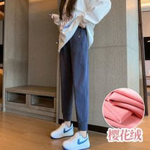 임산부 청바지 임부복 겨울 여름 orduroy 39s 바지 출산 헐렁한 바지 탄성 허리 배꼽 스트레이트 느슨한 옷