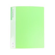 플러스샵 PP 3공 O-RING 공바인더 A4 6색상 내지용 3/4인치, 연두(속지미포함) 3/4인치 10개