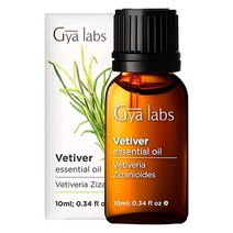 Gya Labs 디퓨저 및 아로마테라피용 카밍 베티버 에센셜 오일 - 농축 및 통증을 위한 100% 순수 치료 등급 베티버 오일 - 비누 및 양초용 베티버 에센셜 오일 유기농 (1, 0.34 Fl Oz (Pack of 1), Cardamom
