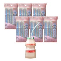 다드림 개별포장 일회용 어린이 유아용 빨대 80p 6세트 480개, 1개, 480개입
