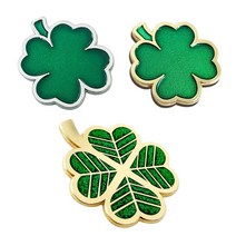 네잎 클로버 크로버 행운 볼마커 볼마크 골프공마커, 실버