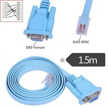 시스코 콘솔용 암 네트워크 어댑터 케이블 rj45 rs232 db9 com 직렬 포트 1.5m