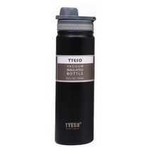 MONTHERIA 몬테리아 스포츠 진공 스테인리스 304 텀블러, 블랙, 750ml