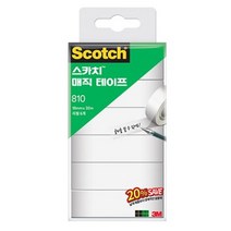 HACHO_ 만들기용찍찍이 팬시용테이프 업무테이프 공예용찍찍이 3MVHB양면테잎, 선택★ 3M 스카치 매직테이프 810 리필 (18x32, 이상품선택함