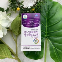 비타민스토리 맥스멀티비타민앤미네랄 포우먼 90정x2통, 1600g