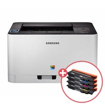 삼성 SL-C433W 컬러 레이저 프린터, SL-C433W 정품토너+호환토너 4색세트