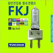 지이 FKJ 230V 1000W 1KW CP71 HALOGEN 할로겐램프 무대조명 광학용 스튜디오 공연장