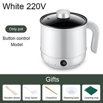 다기능 전기 요리 기계 단일더블 레이어 냄비 미니 전기 밥솥 붙지 않는 팬 냄비 ollas de cocina, t5 나는 플러그