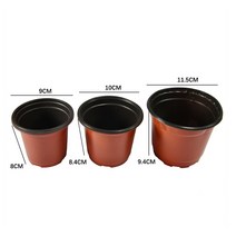 미니정원 화분 장식 꾸미기 피규어 20pcs/50pcs 플라스틱 성장 상자 홈 정원 식물 냄비 보육 이식 꽃 대 한, 04 9cm-50pcs