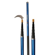 수초제거기 유리강할초 낚싯대타작초경수초 낫대 10m 장대초동 신기초망대, 8m 보금자리+커넥터+ 낫+4 써레