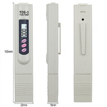 TDS 측정기 EC 수질 검사기 테스터기 2 in 1 PPM 물 미터 식수 품질 분석기 모니터 필터 빠른 테스트 수족관 수경법 풀 3 i 946EA 1, 단일옵션