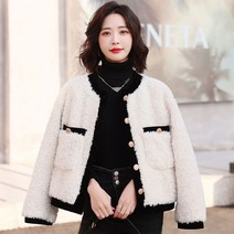 코디코치 여성 코코 양털 뽀글이 자켓 점퍼