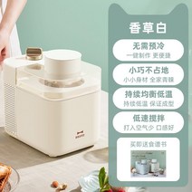 가정용 업소용 아이스크림기계 소프트 요거트 아이스크림 기계 브루노 아이스크림 기계 홈, 바닐라 화이트