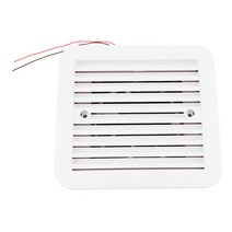 THE WAROOM SHOP RV 측면 지붕 팬 12V 볼트 지붕 공기 벤트 블랙 캠퍼 트레일러 모터 홈, 화이트, 설명
