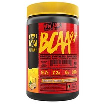 MUTANT 뮤탄트 BCAA 9.7 아미노산 일렉트롤라이트 파우더 가루 파인애플 패션 후르츠 Pineapple 363g, 1세트