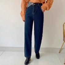 퍼니걸스 3629 세모 배기 데님 청바지 팬츠 여성의류