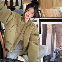캐주얼 숏 패딩 점퍼 자켓