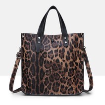 여성 가방 레오파드 호피무늬 숄더백 크로스백 파우치