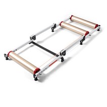 평로라 자전거로라 실내트레이너 자전거 롤러 트레이너 도로 사이클링 플랫폼 조절 가능한 라이딩 알루미늄 합금 음소거 실내 운동 집 체육관, Gold